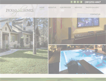 Tablet Screenshot of houstoncustombuilders.com